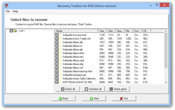 Recovery Toolbox for RAR (formerly RAR Recovery Toolbox) screenshot 2