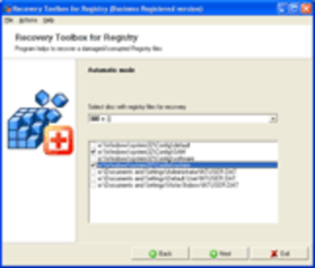 Recovery Toolbox for Registry screenshot 2
