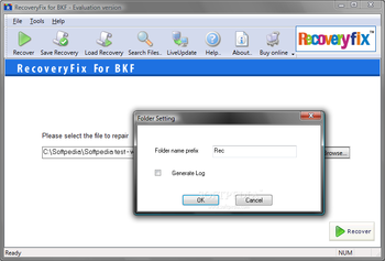 RecoveryFIX for BKF screenshot 3