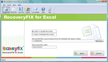 RecoveryFix for Excel screenshot 3