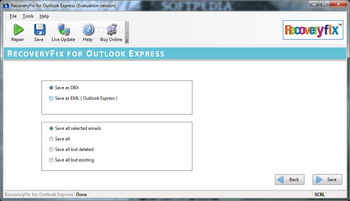 RecoveryFIX for Outlook Express screenshot 3