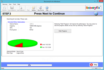 RecoveryFIX for Windows screenshot 3