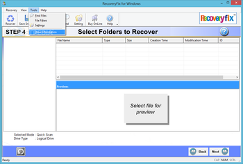 RecoveryFIX for Windows screenshot 6