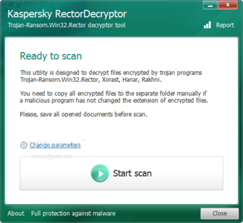 RectorDecryptor screenshot