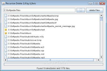 Recursive Delete screenshot