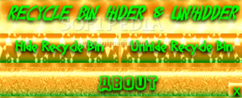 Recycle Bin Hider & Unhidder screenshot