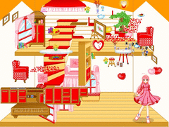 Red Dollhouse Makeover screenshot