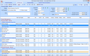 Red Gamma Tender Estimator screenshot