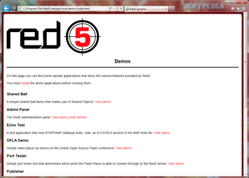 Red5 screenshot