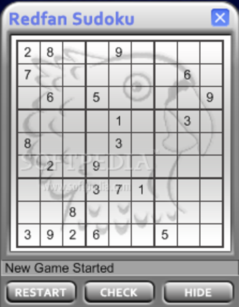 Redfan SuDoku screenshot