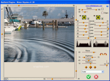 Redfield Water Ripples Plug-in screenshot
