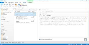 Redmine Outlook Addin screenshot 2