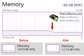 Reduce Memory screenshot