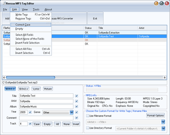 Reezaa MP3 Tag Editor screenshot 2