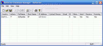 Reflector Database Manager screenshot