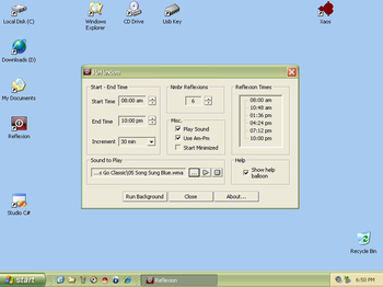 Reflexion screenshot 2