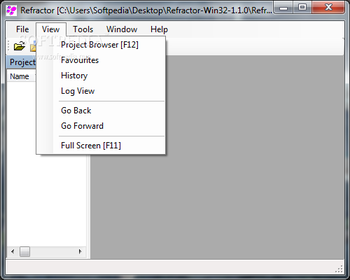 Refractor screenshot 2