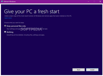 Refresh Windows screenshot 2