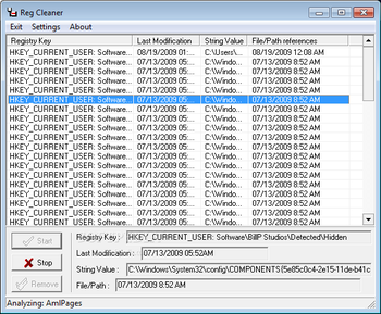 Reg Clean screenshot