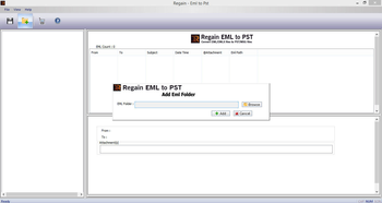 Regain EML to PST screenshot