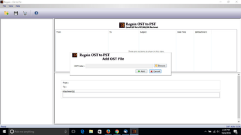 Regain OST to PST screenshot 5