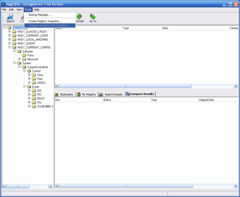 RegCOPA Registry Editor screenshot 2