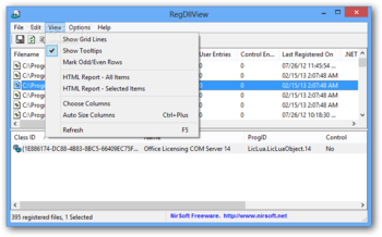 RegDllView screenshot 4
