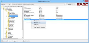 RegeditEx screenshot