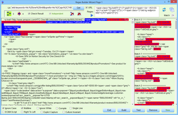 Regex Auto Builder Standard Edition screenshot 2