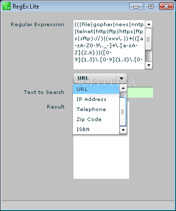 RegEx Lite screenshot 2