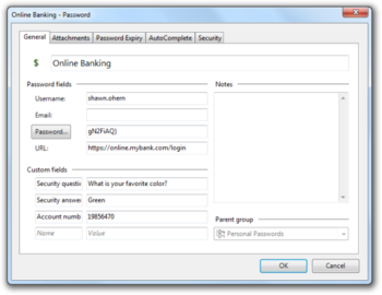 Regex Password Vault screenshot 3
