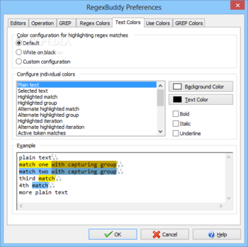 RegexBuddy screenshot 9