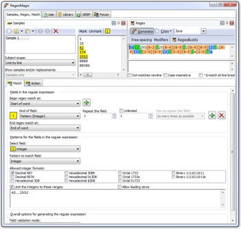 RegexMagic screenshot