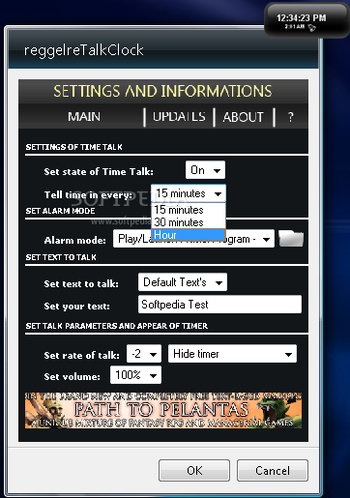 reggelreTalkClock screenshot 2