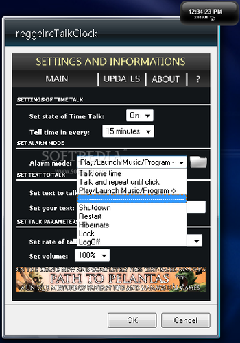 reggelreTalkClock screenshot 3