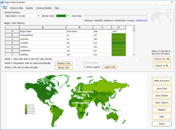 Region Map Generator screenshot