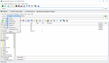 Registrar Registry Manager Home Edition screenshot 4