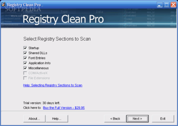 Registry Clean Pro screenshot 2
