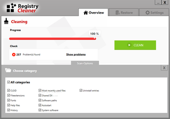 Registry Cleaner screenshot 2