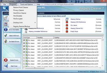 Registry Cleaner screenshot 2
