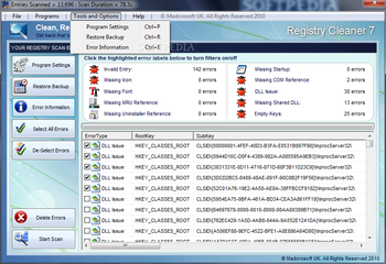 Registry Cleaner screenshot 3