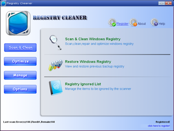 Registry Cleaner screenshot