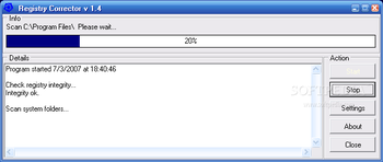 Registry Corrector screenshot