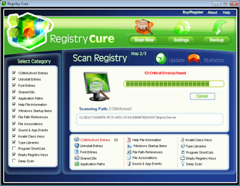 Registry Cure screenshot