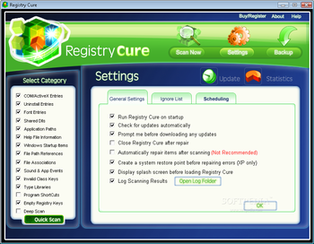 Registry Cure screenshot 2