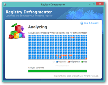 Registry Defragmenter screenshot