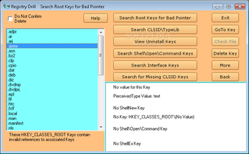 Registry Drill screenshot 2