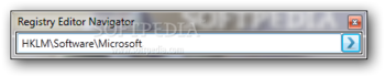 Registry Editor Navigator screenshot