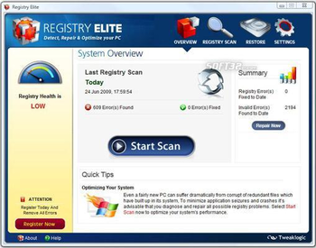 Registry Elite screenshot
