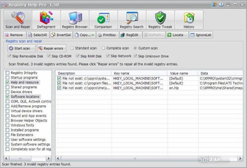 Registry Help screenshot 2